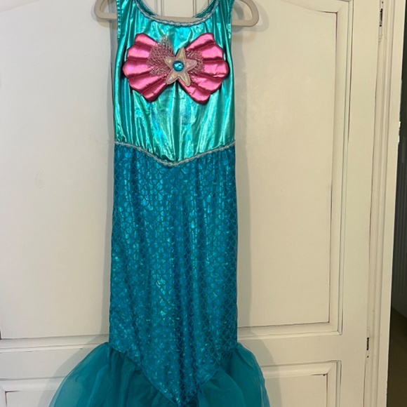 Girls Mermaid Costume with Headband - Picture 2 of 6